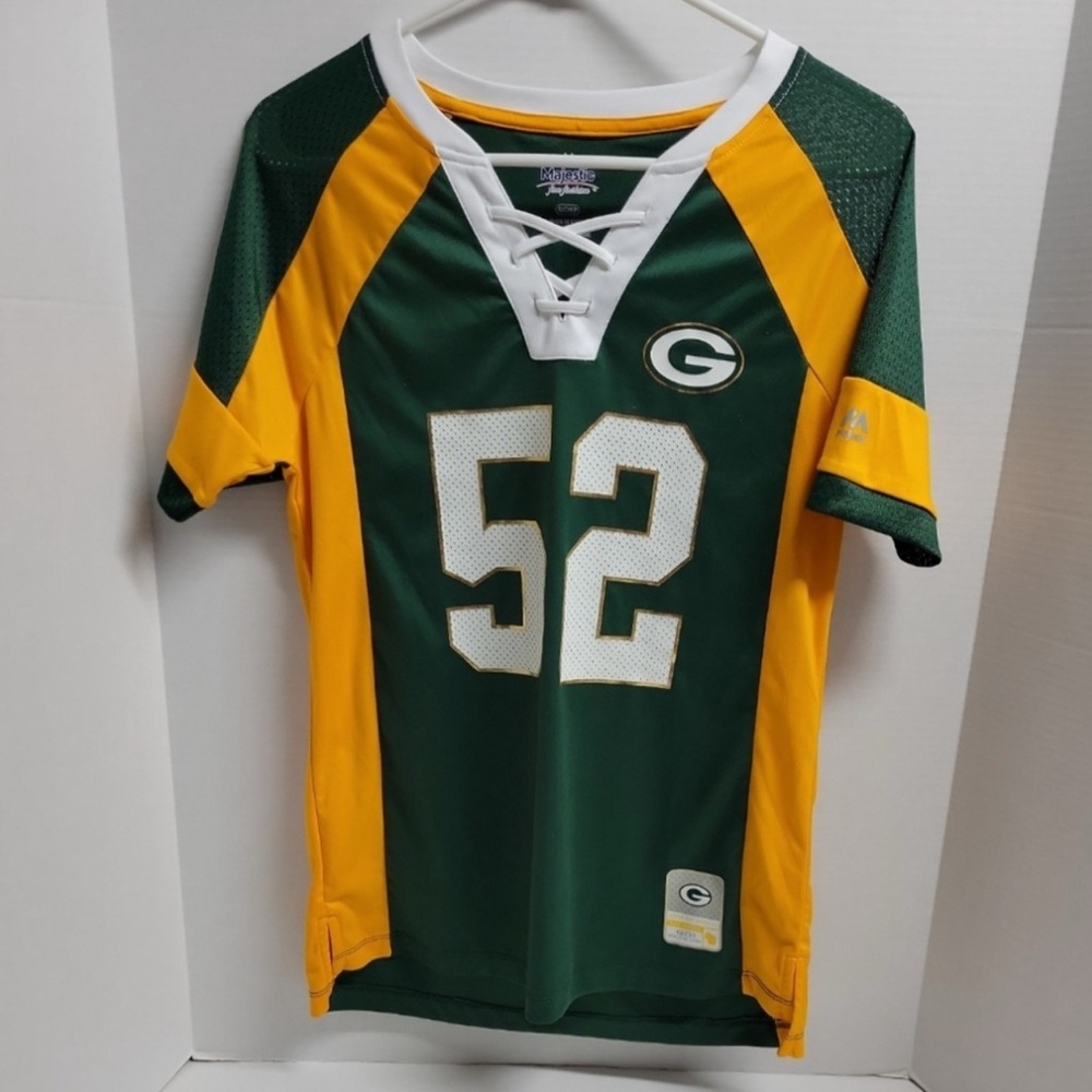 Green Bay Packers Majestic Jersey Women's Size Small Clay Matthews